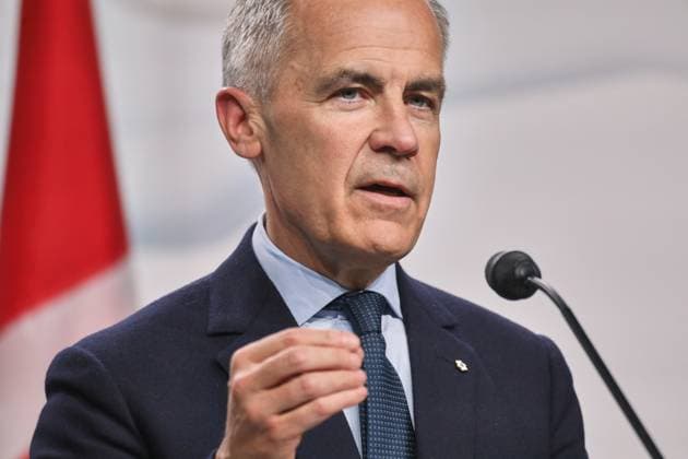Kananaskis, Alberta, Canada, 18 06 2025 Mountain Lodge G7 Summit 2025 Canadian Prime Minister Mark Carney speaks at the closing press conference Copyright: xdtsxNachrichtenagenturx dts_71294
