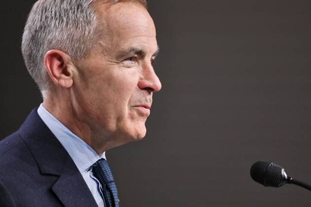 Kananaskis, Alberta, Canada, 18 06 2025 Mountain Lodge G7 Summit 2025 Canadian Prime Minister Mark Carney speaks at the closing press conference Copyright: xdtsxNachrichtenagenturx dts_71296