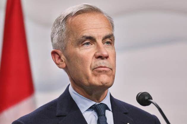 Kananaskis, Alberta, Canada, 18 06 2025 Mountain Lodge G7 Summit 2025 Canadian Prime Minister Mark Carney speaks at the closing press conference Copyright: xdtsxNachrichtenagenturx dts_71293