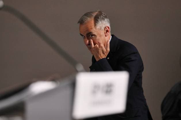 Kananaskis, Alberta, Canada, 18 06 2025 Mountain Lodge G7 Summit 2025 Canadian Prime Minister Mark Carney speaks at the closing press conference Copyright: xdtsxNachrichtenagenturx dts_71301