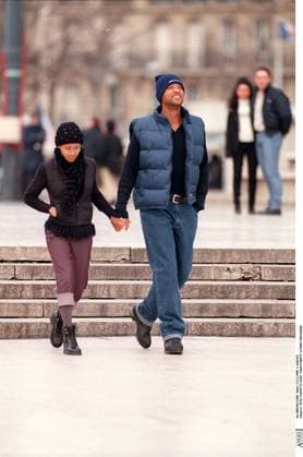 WILL SMITH ET AMIE JADA PINKETT A PARIS TROCADERO PLEIN PIED *** WILL SMITH und AMIE JADA PINKETT A Paris TROCADERO voll Fuß  Copyright: xAGENCEx xBESTIMAGExAGENCEx xBESTIMAGEx
