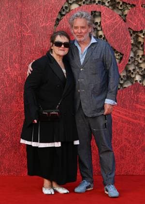 Dalia Ibelhauptaite and Dexter Fletcher attends 28 Years Later World Premiere at the Odeon Luxe Leicester Square in London, England. UK. Wednesday 18th June 2025. Copyright: xJamesxWarrenx adxt2123