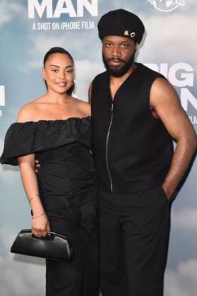 Adriana Colacicco and Tom Moutchi at the premiere of the Apple iPhone 16 Pro short film Big Man at BFI Southbank London, 18 06 2025 Foto:xS.xVasx xFuturexImagex big_man_5650