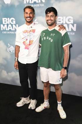 William Rayfet Hunter with companion at the premiere of the Apple iPhone 16 Pro short film Big Man at BFI Southbank London, 18 06 2025 Foto:xS.xVasx xFuturexImagex big_man_5679
