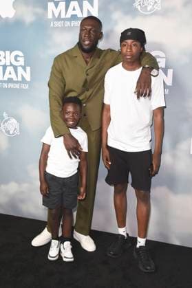 Stormzy with guests at the premiere of the Apple iPhone 16 Pro short film Big Man at BFI Southbank London, 18 06 2025 Foto:xS.xVasx xFuturexImagex big_man_5716