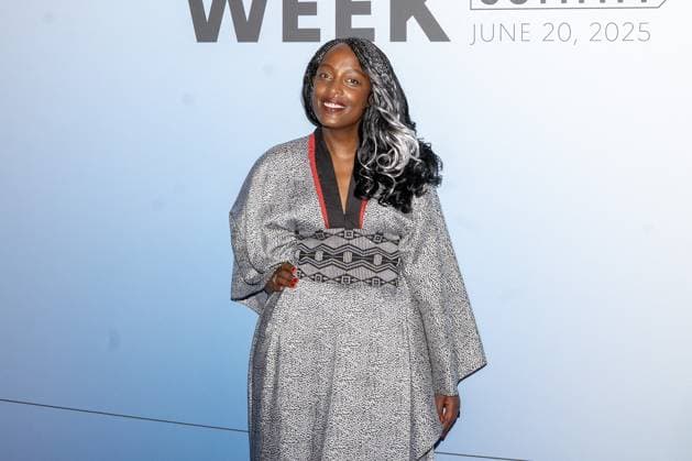 Summit France Music Week - Palais Garnier - Paris Jocelyne Muhutu-Remy attending the 2025 France Music Week Summit. From the iconic Palais Garnier, the France Music Week Summit brings together global music leaders to shape the future of the industry in the age of digital, AI, and new creative horizons. France, Palais Garnier, Paris on June 20, 2025. Photo by Alexis Jumeaux ABACAPRESS.COM Paris Ile-de-France France  Copyright: xJumeauxAlexis ABACAx