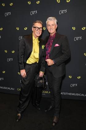 June 20, 2025: MITCH EDWARDS and MARK MCKIE attends the Opening Night of Cats at the Theatre Royal on June 20, 2025 in Sydney, NSW Australia - ZUMAa155 20250620_aaa_a155_055 Copyright: xChristopherxKhouryx