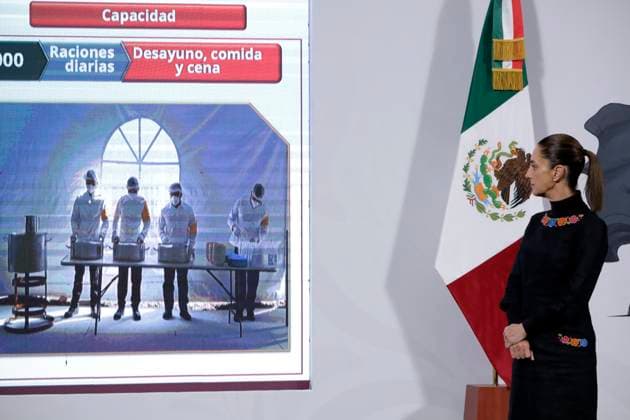 Mexico™s President Claudia Sheinbaum Holds Briefing Of Hurricane Erick Mexico™s President Claudia Sheinbaum Pardo, speaks about the damage caused by Hurricane Erick in the states of Oaxaca and Guerrero at briefing conference at National Palace. on June 20, 2025 in Mexico City, Mexico. (Photo by Luis Barron Eyepix Group) Copyright: xLuisxBarron xEyepixxGroupx LB_20062025_159215