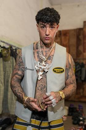 Milan, Milan Men s Fashion Week: Spring Summer 2026 - Men s Fashion, Spring Summer 2026 - Tony Effe shows for PDF in the photo: Tony Effe  Copyright: xRiccardoxGIordanox xipa-agency.netx xRiccardoxGiordanox IPA_Agency_IPA59288307