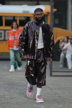 Milan, Milan Men s Fashion Week: Spring Summer 2026 - Men s Fashion, Spring Summer 2026 - PDF fashion show - catwalk in the photo: Model  Copyright: xRiccardoxGIordanox xipa-agency.netx xRiccardoxGiordanox IPA_Agency_IPA59288822