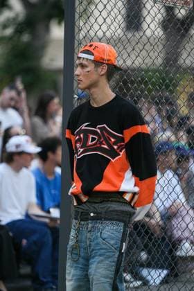 Milan, Milan Men s Fashion Week: Spring Summer 2026 - Men s Fashion, Spring Summer 2026 - PDF fashion show - catwalk in the photo: Model  Copyright: xRiccardoxGIordanox xipa-agency.netx xRiccardoxGiordanox IPA_Agency_IPA59288969