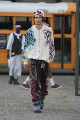 Milan, Milan Men s Fashion Week: Spring Summer 2026 - Men s Fashion, Spring Summer 2026 - PDF fashion show - catwalk in the photo: Model  Copyright: xRiccardoxGIordanox xipa-agency.netx xRiccardoxGiordanox IPA_Agency_IPA59288970