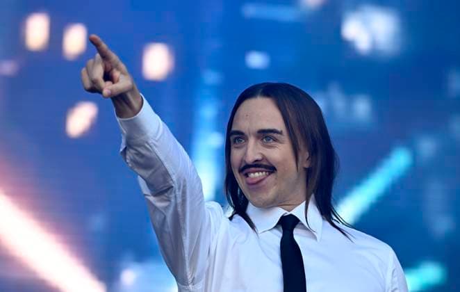 Entertainment Themen der Woche KW25 Estonian rapper Tommy Cash performs during the Metronome Prague 2025 music festival, in Prague, Czech Republic, June 20, 2025. (CTKxPhoto KaterinaxSulova) CTKPhotoP2025062008176  CTKPhotoP2025062008176