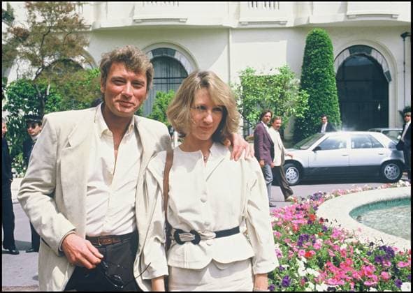 ARCHIVES - NATHALIE BAYE ET JOHNNY HALLYDAY AU FESTIVAL DE CANNES 1984 Cannes France *** Archiv NATHALIE BAYE und JOHNNY HALLYDAY Au FESTIVAL von Cannes 1984 Cannes Frankreich  Copyright: xANGELI-RINDOFFx xBESTIMAGExANGELI-RINDOFFx xBESTIMAGEx