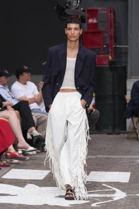 Mailand Fashion Week, Fiorucci Modenschau Milan, Milan Men s Fashion Week: Spring Summer 2026 - Men s Fashion, Spring Summer 2026 - Fiorucci fashion show - catwalk in the photo: Model  Copyright: xRiccardoxGIordanox xipa-agency.netx xRiccardoxGiordanox IPA_Agency_IPA59292753