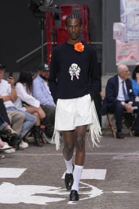 Mailand Fashion Week, Fiorucci Modenschau Milan, Milan Men s Fashion Week: Spring Summer 2026 - Men s Fashion, Spring Summer 2026 - Fiorucci fashion show - catwalk in the photo: Model  Copyright: xRiccardoxGIordanox xipa-agency.netx xRiccardoxGiordanox IPA_Agency_IPA59292757