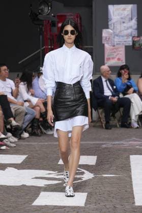 Mailand Fashion Week, Fiorucci Modenschau Milan, Milan Men s Fashion Week: Spring Summer 2026 - Men s Fashion, Spring Summer 2026 - Fiorucci fashion show - catwalk in the photo: Model  Copyright: xRiccardoxGIordanox xipa-agency.netx xRiccardoxGiordanox IPA_Agency_IPA59292780