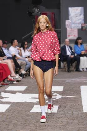 Mailand Fashion Week, Fiorucci Modenschau Milan, Milan Men s Fashion Week: Spring Summer 2026 - Men s Fashion, Spring Summer 2026 - Fiorucci fashion show - catwalk in the photo: Model  Copyright: xRiccardoxGIordanox xipa-agency.netx xRiccardoxGiordanox IPA_Agency_IPA59292817