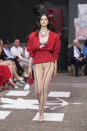 Mailand Fashion Week, Fiorucci Modenschau Milan, Milan Men s Fashion Week: Spring Summer 2026 - Men s Fashion, Spring Summer 2026 - Fiorucci fashion show - catwalk in the photo: Model  Copyright: xRiccardoxGIordanox xipa-agency.netx xRiccardoxGiordanox IPA_Agency_IPA59292825