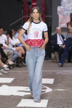 Mailand Fashion Week, Fiorucci Modenschau Milan, Milan Men s Fashion Week: Spring Summer 2026 - Men s Fashion, Spring Summer 2026 - Fiorucci fashion show - catwalk in the photo: Model  Copyright: xRiccardoxGIordanox xipa-agency.netx xRiccardoxGiordanox IPA_Agency_IPA59292833
