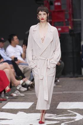 Mailand Fashion Week, Fiorucci Modenschau Milan, Milan Men s Fashion Week: Spring Summer 2026 - Men s Fashion, Spring Summer 2026 - Fiorucci fashion show - catwalk in the photo: Model  Copyright: xRiccardoxGIordanox xipa-agency.netx xRiccardoxGiordanox IPA_Agency_IPA59292852