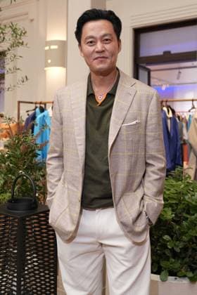 Milan, Milan Men s Fashion Week: Spring Summer 2026 - Men s Fashion, Spring Summer 2026 - Korean actor Lee Seo-Jin at the KITON presentation - arrivals in the photo:  Copyright: xRiccardoxGIordanox xipa-agency.netx xRiccardoxGiordanox IPA_Agency_IPA59311508