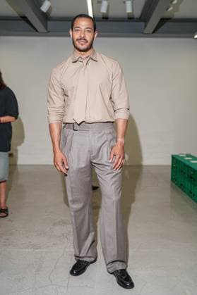 Milan, Milan Men s Fashion Week: Spring Summer 2026 - Men s Fashion, Spring Summer 2026 - Paul Smith fashion show - front raw in the photo: Daryl McCormack  Copyright: xRiccardoxGIordanox xipa-agency.netx xRiccardoxGiordanox IPA_Agency_IPA59319754