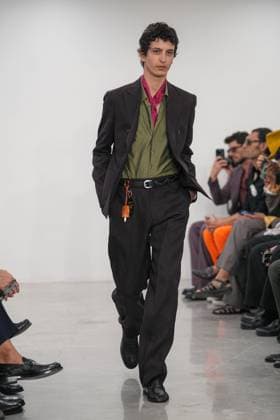 Milan, Milan Men s Fashion Week: Spring Summer 2026 - Men s Fashion, Spring Summer 2026 - Paul Smith fashion show - catwalk in the photo: Model  Copyright: xRiccardoxGIordanox xipa-agency.netx xRiccardoxGiordanox IPA_Agency_IPA59320667