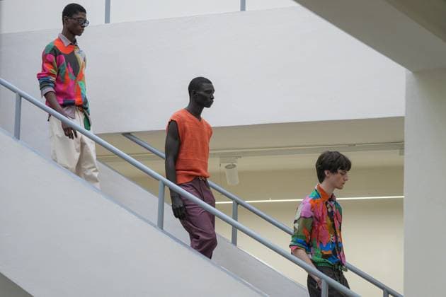 Milan, Milan Men s Fashion Week: Spring Summer 2026 - Men s Fashion, Spring Summer 2026 - Paul Smith fashion show - catwalk in the photo: Model  Copyright: xRiccardoxGIordanox xipa-agency.netx xRiccardoxGiordanox IPA_Agency_IPA59320685