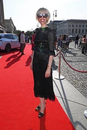Katja Eichinger on the red carpet for the STAATSOPER FÜR ALLE at the Staatsoper Unter den Linden in Berlin on 21 06 2025