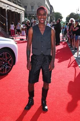Tarik Tesfu on the red carpet for the STAATSOPER FÜR ALLE at the Staatsoper Unter den Linden in Berlin on 21 06 2025