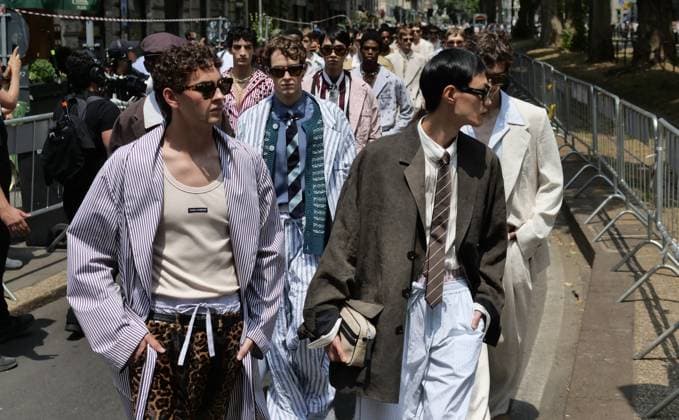 Milan, Milan Men s Fashion Week: Spring Summer 2026 - Men s Fashion, Spring Summer 2026.- DOLCE & GABBANA fashion show  Copyright: x xipa-agency.netx xLucaPonti IpaAgencyx IPA_Agency_IPA59325738
