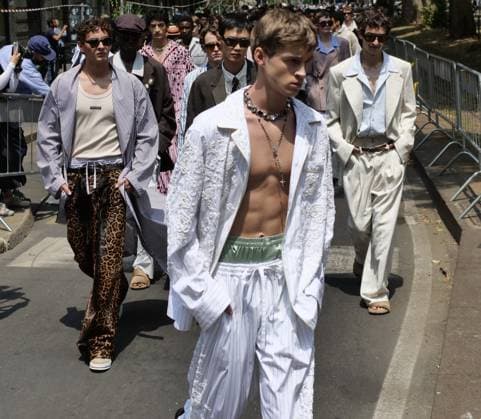 Milan, Milan Men s Fashion Week: Spring Summer 2026 - Men s Fashion, Spring Summer 2026.- DOLCE & GABBANA fashion show  Copyright: x xipa-agency.netx xLucaPonti IpaAgencyx IPA_Agency_IPA59325848