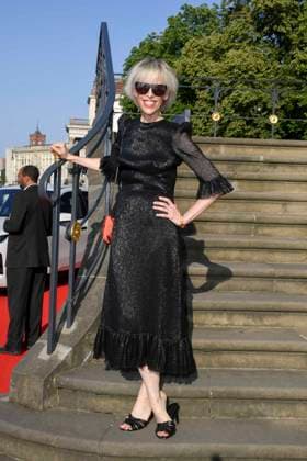 Katja Eichinger on the red carpet as a guest at the opera concert Staatsoper fuer alle unter den Linden 19 edition on June 21, 2025 in Berlin on Bebelplatz under the open sky Opera by Charles Gounods Romeo et Juliette Berlin Germany