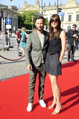 Franz Dinda and his wife Elise Dinda at the BMW X State Opera for All event on Bebelplatz in Berlin on 21 06 2025