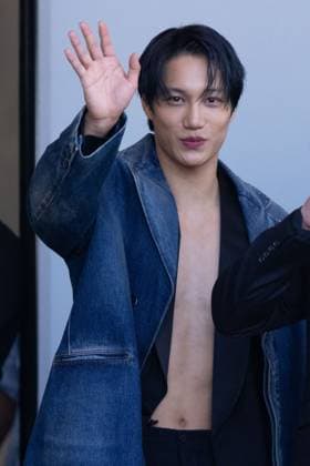 News - Prada - Arrivals - Milan Fashion Week - Menswear Spring Summer 2026 Kai is seen leaving the Prada fashion show during the Milan Menswear Spring Summer 2026 Fashion Week on June 22, 2025 in Milan, Italy. Photo: Cinzia Camela. MILAN Fondazione Prada Italy Copyright: xCinziaxCamelax xLiveMediax LPN_1934049
