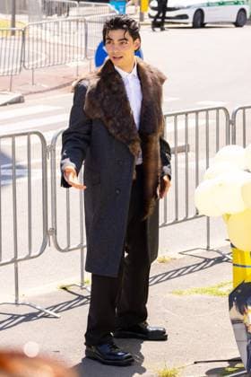 News - Prada - Arrivals - Milan Fashion Week - Menswear Spring Summer 2026 Jacob Rott is seen leaving the Prada fashion show during the Milan Menswear Spring Summer 2026 Fashion Week on June 22, 2025 in Milan, Italy. Photo: Cinzia Camela. MILAN Fondazione Prada Italy Copyright: xCinziaxCamelax xLiveMediax LPN_1934095