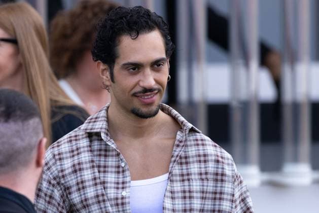 News - Prada - Arrivals - Milan Fashion Week - Menswear Spring Summer 2026 Mahmood is seen leaving the Prada fashion show during the Milan Menswear Spring Summer 2026 Fashion Week on June 22, 2025 in Milan, Italy. Photo: Cinzia Camela. MILAN Fondazione Prada Italy Copyright: xCinziaxCamelax xLiveMediax LPN_1934109