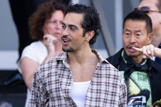 News - Prada - Arrivals - Milan Fashion Week - Menswear Spring Summer 2026 Mahmood is seen leaving the Prada fashion show during the Milan Menswear Spring Summer 2026 Fashion Week on June 22, 2025 in Milan, Italy. Photo: Cinzia Camela. MILAN Fondazione Prada Italy Copyright: xCinziaxCamelax xLiveMediax LPN_1934110