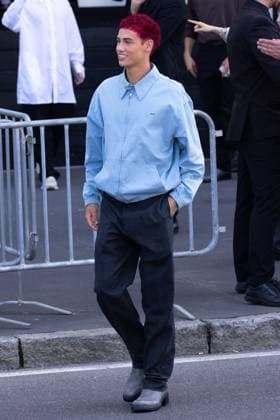News - Prada - Arrivals - Milan Fashion Week - Menswear Spring Summer 2026 Matteo Sinet is seen leaving the Prada fashion show during the Milan Menswear Spring Summer 2026 Fashion Week on June 22, 2025 in Milan, Italy. Photo: Cinzia Camela. MILAN Fondazione Prada Italy Copyright: xCinziaxCamelax xLiveMediax LPN_1934130