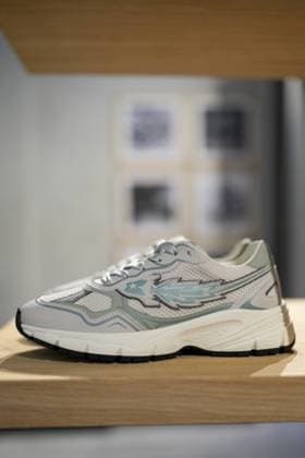 Milan, Italy: Milan, Milan Men s Fashion Week: Spring Summer 2026 - Men s Fashion, Spring Summer 2026 - Enterprise Japan presentation - details in the photo: shoe detail Milan Italy  - ZUMAp169 20250622_zea_p169_607 Copyright: xRiccardoxGiordanox