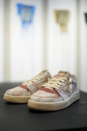 Milan, Italy: Milan, Milan Men s Fashion Week: Spring Summer 2026 - Men s Fashion, Spring Summer 2026 - Enterprise Japan presentation - details in the photo: shoe detail Milan Italy  - ZUMAp169 20250622_zea_p169_611 Copyright: xRiccardoxGiordanox