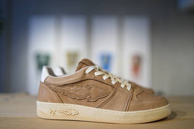 Milan, Italy: Milan, Milan Men s Fashion Week: Spring Summer 2026 - Men s Fashion, Spring Summer 2026 - Enterprise Japan presentation - details in the photo: shoe detail Milan Italy  - ZUMAp169 20250622_zea_p169_603 Copyright: xRiccardoxGiordanox