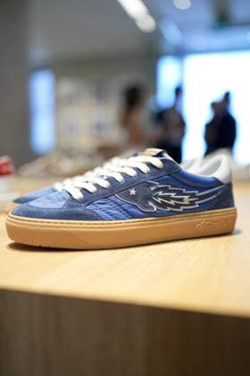 Milan, Italy: Milan, Milan Men s Fashion Week: Spring Summer 2026 - Men s Fashion, Spring Summer 2026 - Enterprise Japan presentation - details in the photo: shoe detail Milan Italy  - ZUMAp169 20250622_zea_p169_608 Copyright: xRiccardoxGiordanox