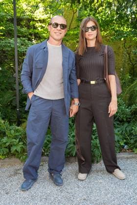 Milan, Italy: Milan, Milan Men s Fashion Week: Spring Summer 2026 - Men s Fashion, Spring Summer 2026 - TOD S presentation - arrivals in the photo: Stefano Accorsi Bianca Vitali Milan Italy  - ZUMAp169 20250622_zea_p169_1043 Copyright: xRiccardoxGiordanox