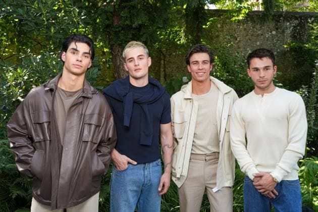 Milan, Italy: Milan, Milan Men s Fashion Week: Spring Summer 2026 - Men s Fashion, Spring Summer 2026 - TOD S presentation - arrivals in the photo: Elevator Boys Milan Italy  - ZUMAp169 20250622_zea_p169_1120 Copyright: xRiccardoxGiordanox