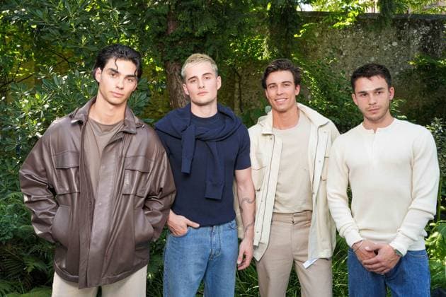 Milan, Italy: Milan, Milan Men s Fashion Week: Spring Summer 2026 - Men s Fashion, Spring Summer 2026 - TOD S presentation - arrivals in the photo: Elevator Boys Milan Italy  - ZUMAp169 20250622_zea_p169_1121 Copyright: xRiccardoxGiordanox