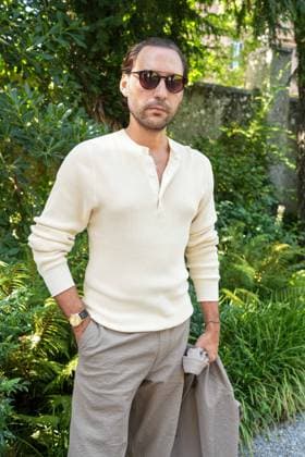Milan, Italy: Milan, Milan Men s Fashion Week: Spring Summer 2026 - Men s Fashion, Spring Summer 2026 - TOD S presentation - arrivals in the photo: Ahmad Daabas Milan Italy  - ZUMAp169 20250622_zea_p169_1115 Copyright: xRiccardoxGiordanox