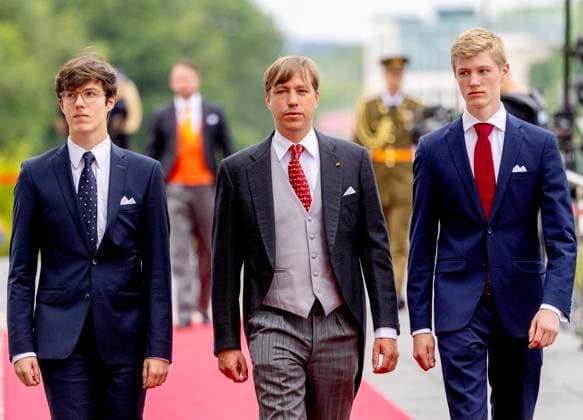Entertainment Themen der Woche KW26 Entertainment Bilder des Tages 23-06-2025 Luxembourg Prince Louise with Prince Gabriel and Prince Noah attend the official ceremony organized by the Government at the Philharmonie Luxembourg. Â  Copyright: xPPEx