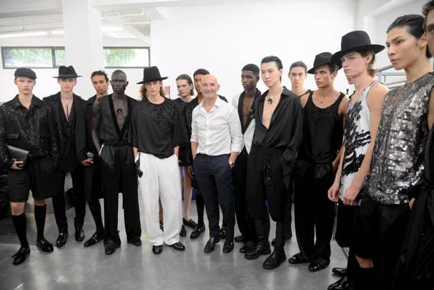 Entertainment Bilder des Tages Milan Men s Fashion Sozzani Foundation in via Bovisasca 87, MIGUEL VIEIRA Fashion Show  Copyright: xMaurizioxMaulex xipa-agency.netx xMaurizioxMaulex IPA_Agency_IPA59377673